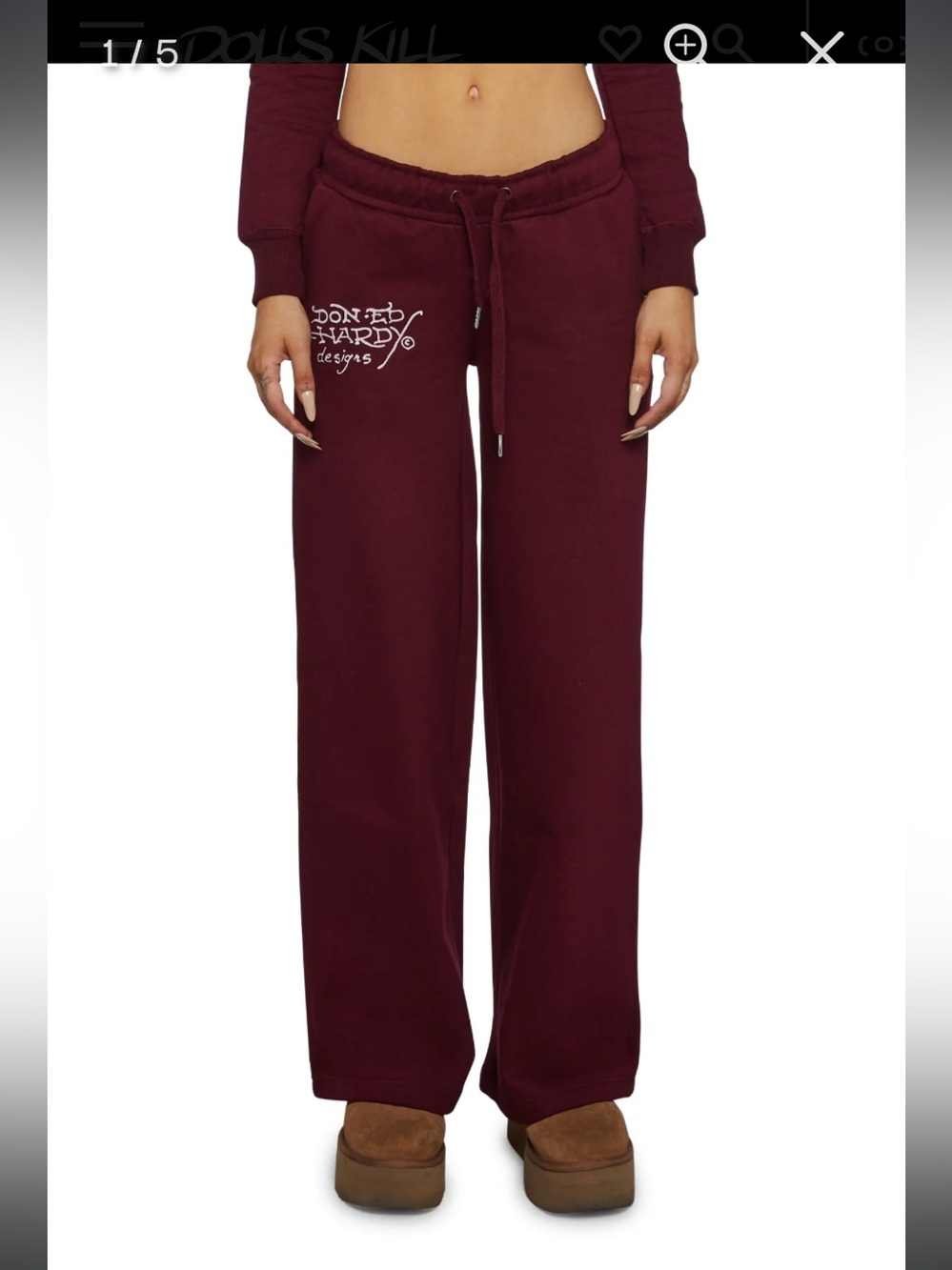 Ed Hardy Retro Tiger Sweatpants Size Medium